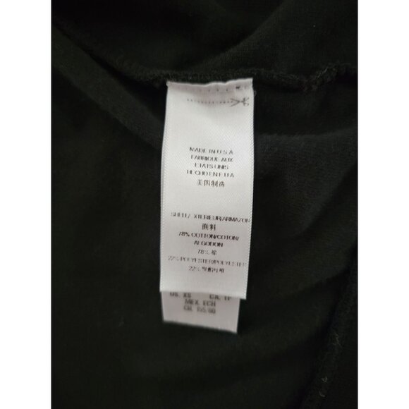 Juicy Couture Black Velour Zip-Up Hoodie w/ Gold Detail Women's XS - Made in USA - Picture 7 of 9